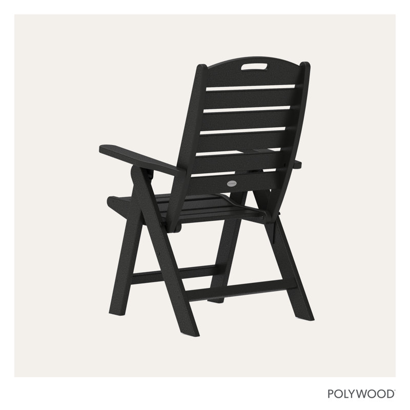 Chaise haute POLYWOOD, Noir