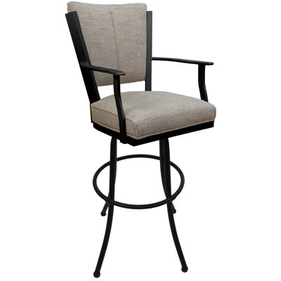 Très grand tabouret pivotant en métal Varges