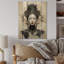 «Grey Bouddhism», sentier octuple sur impression sur bois-176134160