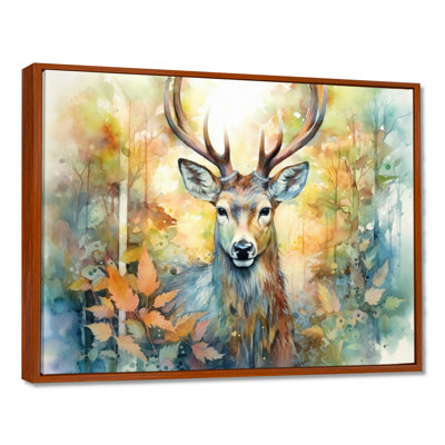 Deer Wonderers I - art mural cerf