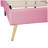 Mikhale Modern Velvet Platform Bed with Tufted Headboard and LED Lights-624327573-623864340