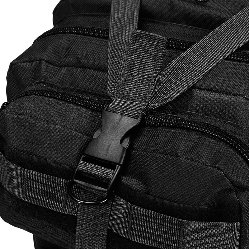 Vidaxl Army-Style Backpack 50 L Black