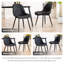 Chaise d'appoint rembourrée en similicuir Chardee-563054732