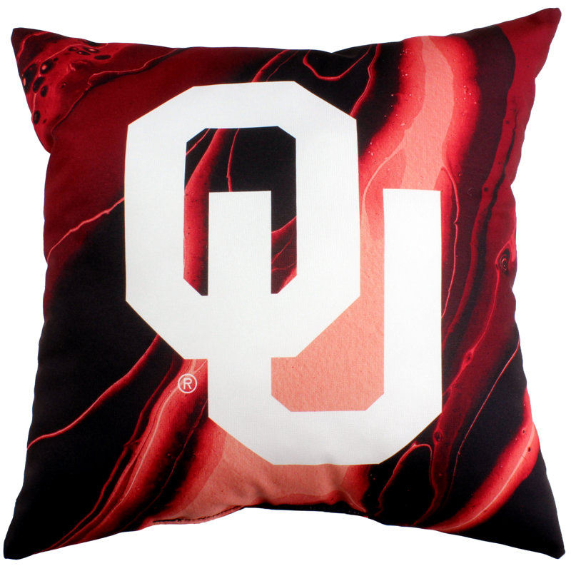 NCAA Reversible Throw Pillow, Oklahoma Sooners