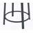Set Of 2 Swivel Stool With Metal Frame-847177163