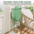 3-Piece Wrought Iron Bistro Set – Folding Cafe Table with 2 Chairs – Anti-Rust, Waterproof Design – Perfect for Small Spaces Indoors and Outdoors, Porch, Lawn, or Balcony, Green-196520569
