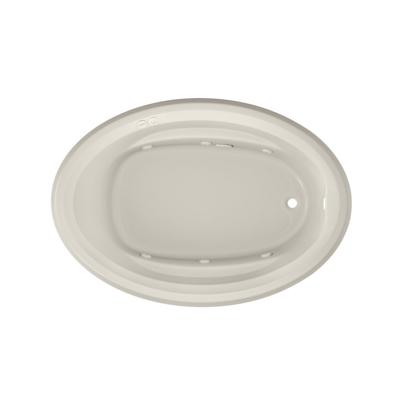 Signature® 60" x 42" Drop In Bathtub, Oyster, Right, No