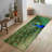 Chic Oriental-Style Non Woven Soft Type Printed Rug with Intricate Floral Design in Vibrant Hues for an Elegant Touch in Your Living Room or Bedroom-126244394