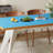 Creative Design Bright Blue Desktop Writing Desk-923483140