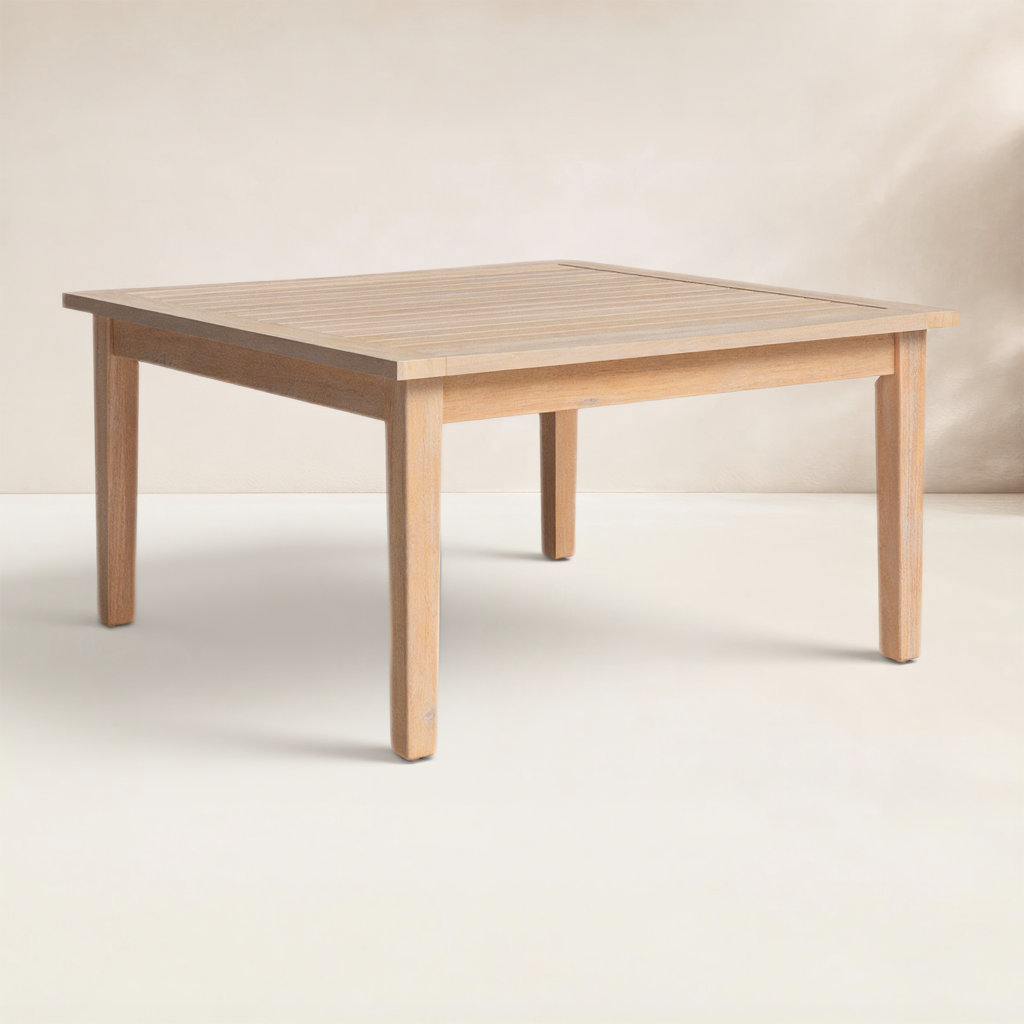 Amina 32" Acacia Patio Table