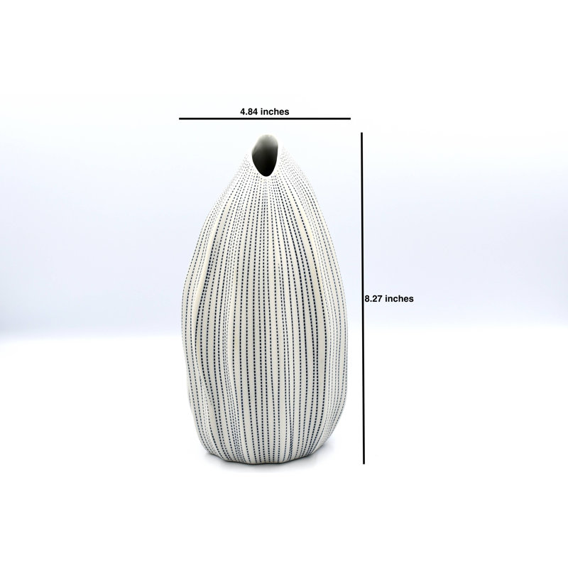 Vase de table Bayoleth, Bleu