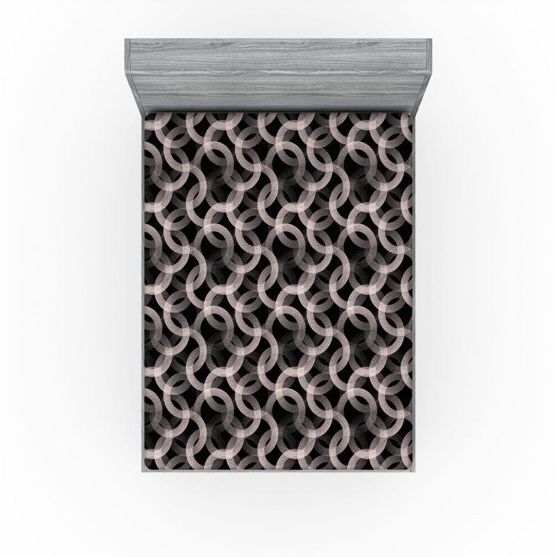 Drap-housse abstrait Ambesonne, Drap-housse très grand californien
