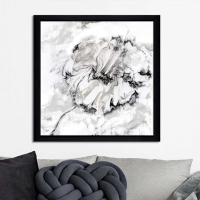«Marble Flower I», reproduction de peinture acrylique