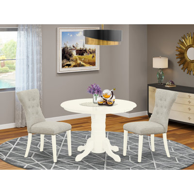 Selden Rubberwood Solid Wood Dining Set by Alcott Hill
