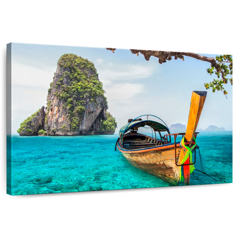 Bateau Mehar Railay Beach, H 26 po x l 39 po