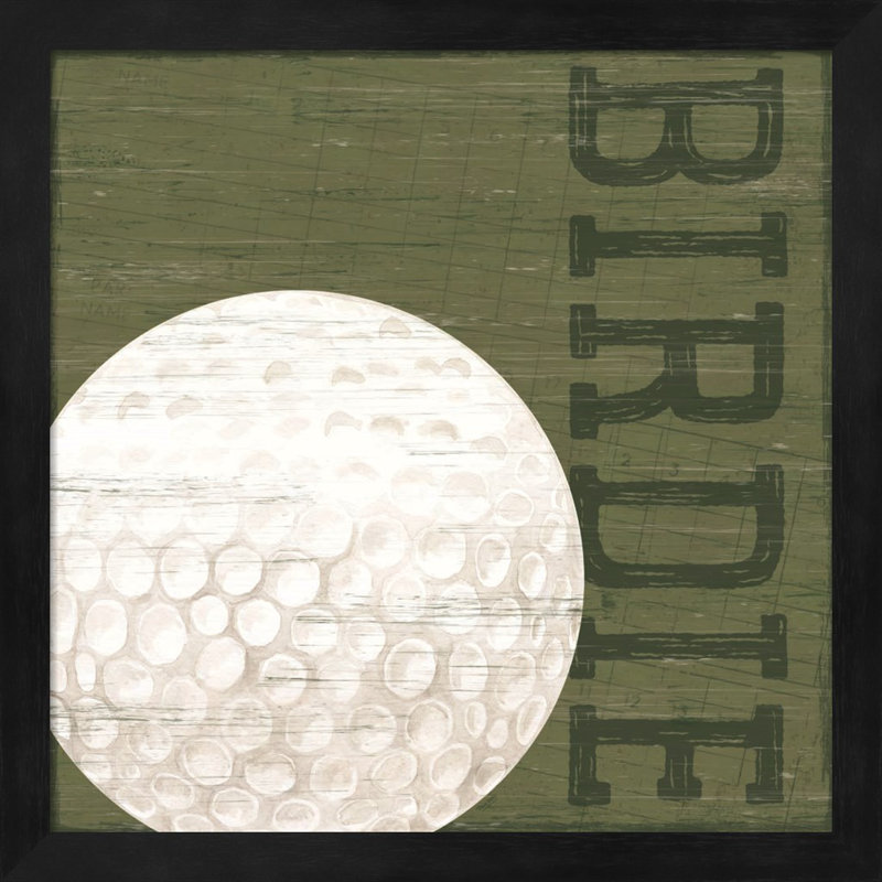 «Golf Days B» par Tara Reed - ensemble de 2 peintures encadrées