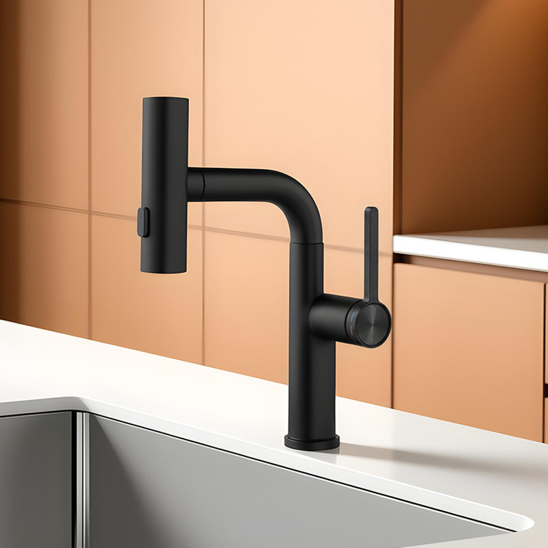 Single-Hole Single-Handle Bathroom Faucet