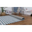 Tapis rayé bleu / blanc Ashwin-1324471299