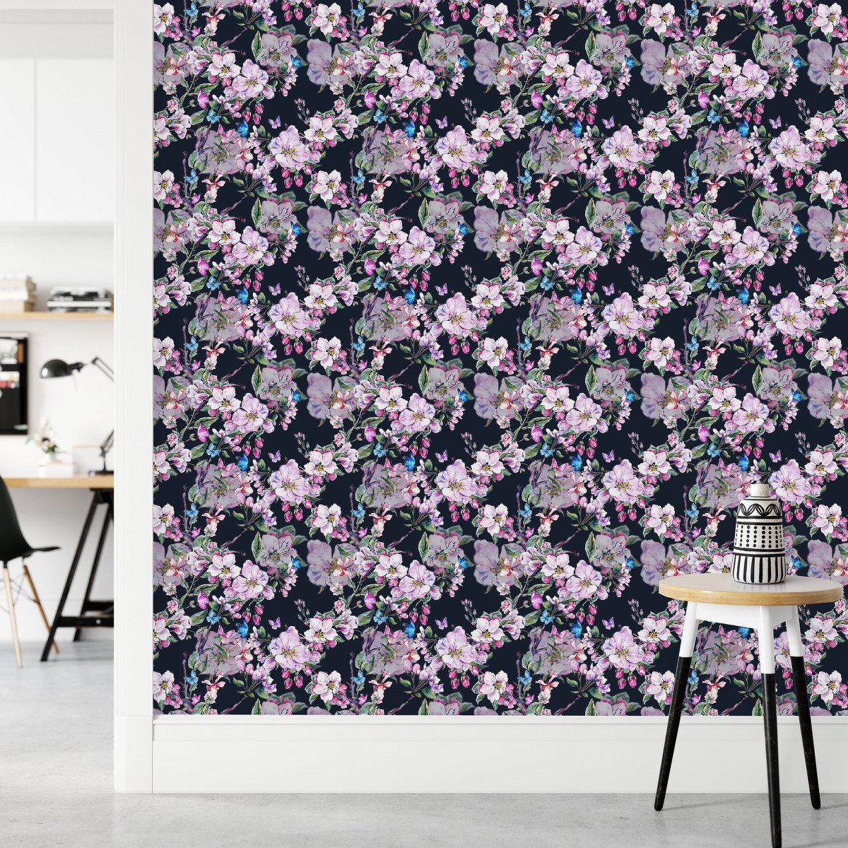 Red Barrel Studio Khiabet Peel & Stick Floral Wallpaper - Wayfair Canada
