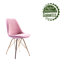 Chaise d'appoint rembourrée en velours Lougenia-1723725725