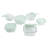 Martha Stewart 12-Piece Clear Glass Food Storage Container Set With Lids