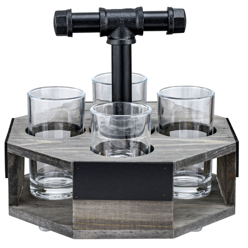 4 Piece 118ml Beer Flight Set