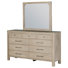 Commode de chambre à coucher 9 tiroirs Solano