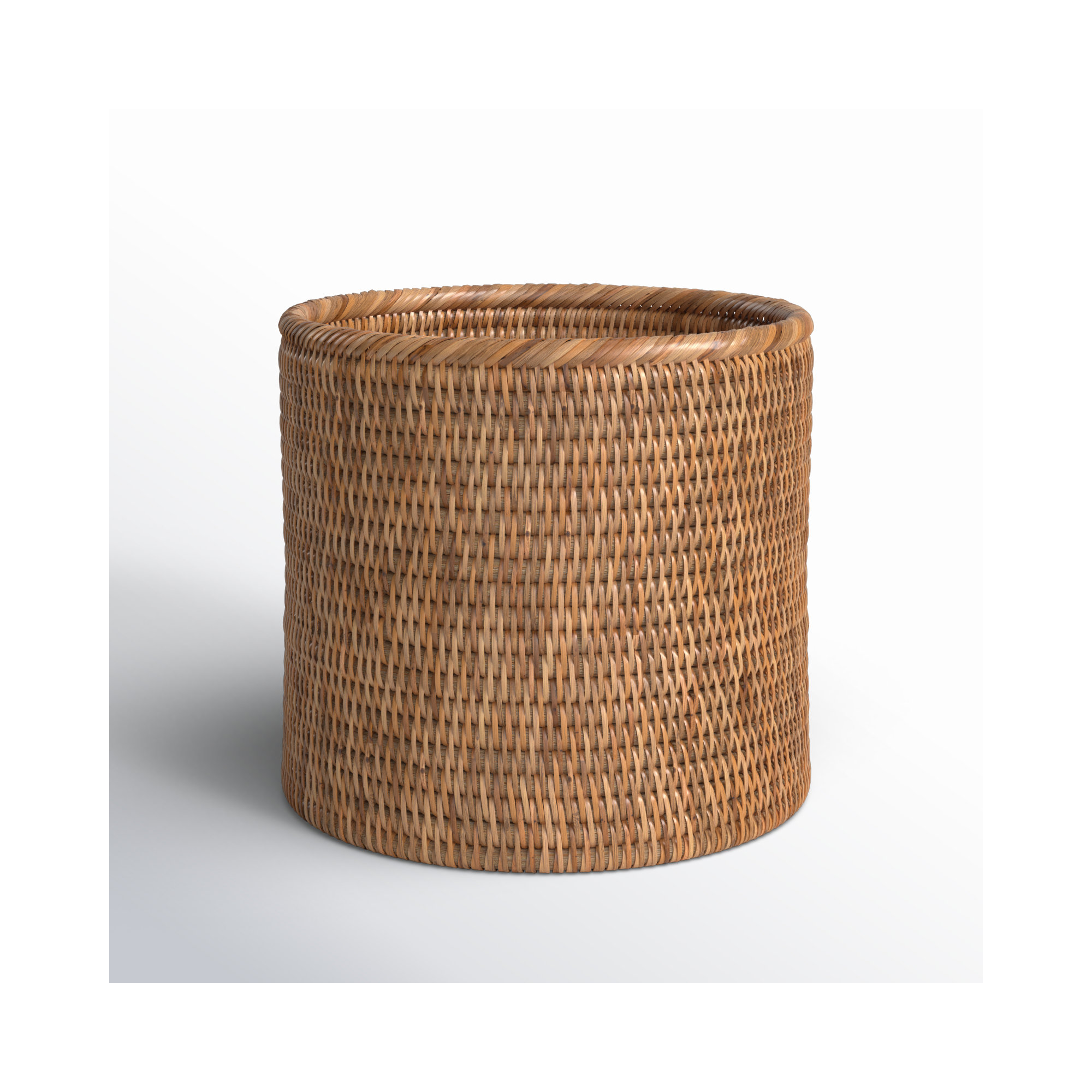 Rael 1.74 Gallons Waste Bin, Honey Brown