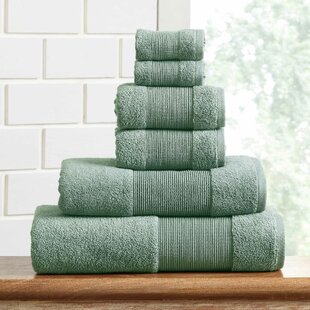 .com: Truly Lou 100% Cotton Quick Dry Textured Bath Towel
