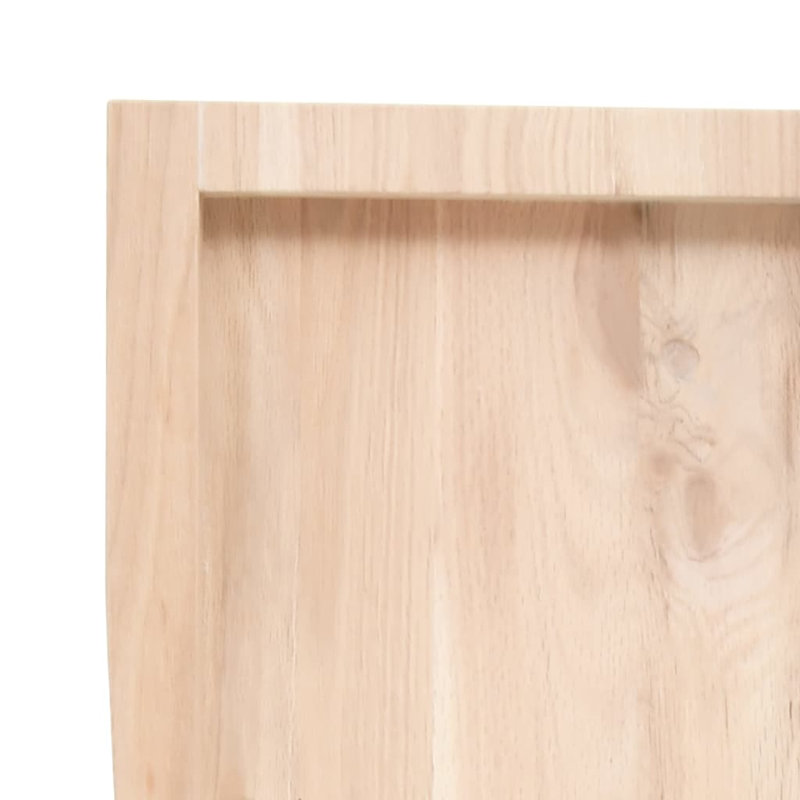 Abisoye 100cm Solid Wood Bathroom Vanity Top, Natural