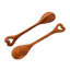 Ensemble de cuillères à cuisson 2 pièces en bois artisan Demitri