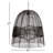 Mel 1-Light Metal Dome Pendant-380414875
