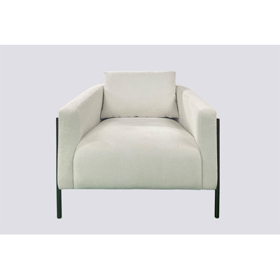 Chaise d'appoint avec extérieur en corde