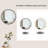 Solid Wood Wavy Rectangle Mirror, Modern Mirror Wall Decor-981166596-981166594