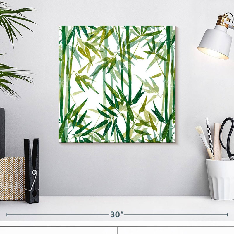 Bamboo Grove Pattern, 16" H x 16" W