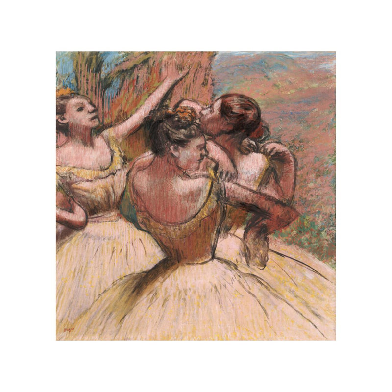«Three Dancers» par Edgar Degas - Estampe numérique, H 28 po x l 22 po