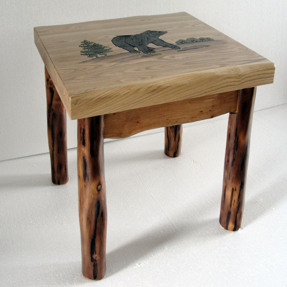 Lawton Solid Wood End Table Millwood Pines