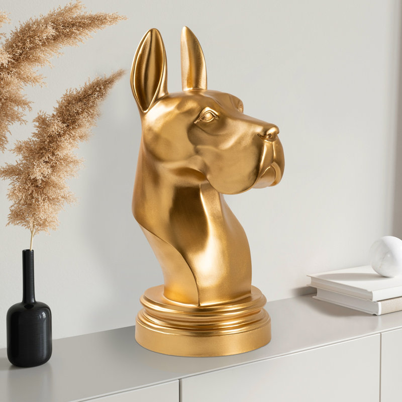 Elegant Decorative Object, Gold Color, 29 x 34 x 65 Inches | 100% Polyester Fabric, Luxurious Design | Perfect for Home Décor, Living Room & Office Spaces, Adds a Touch of Sophistication and Style