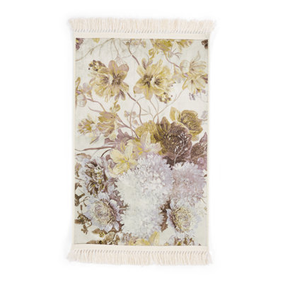 Floral 60cm X 90cm Area Rug