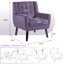 Jaqueze 73.4 Cm Wide Tufted Armchair-853885136