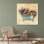 Art sur toile tendue par Red Barrel Studio® Rowan, Carol, «Bathaign Bouquet I»