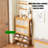Shoe Cabinet With 3 Rattan Flip Drawers