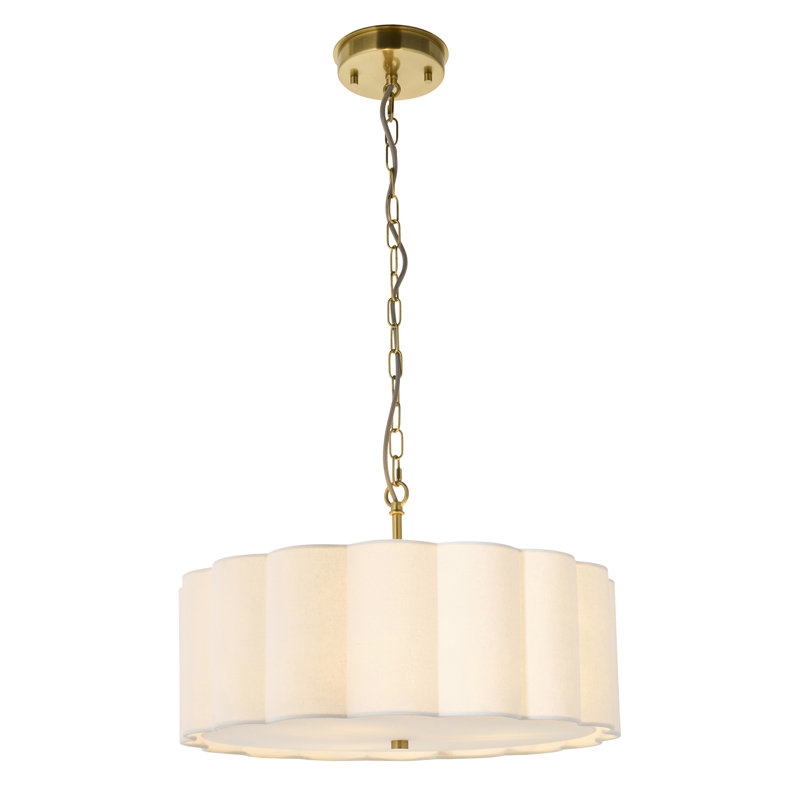 Vivienne Drum Chandelier, 3 Light