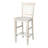 Guzik Solid Wood Counter Stool with Solid Wood Frame