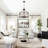 6- Light 23.1" Dimmable Farmhouse Round Cage Chandelier-1539837409