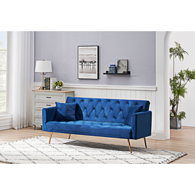 71'' Velvet Sleeper Sofa