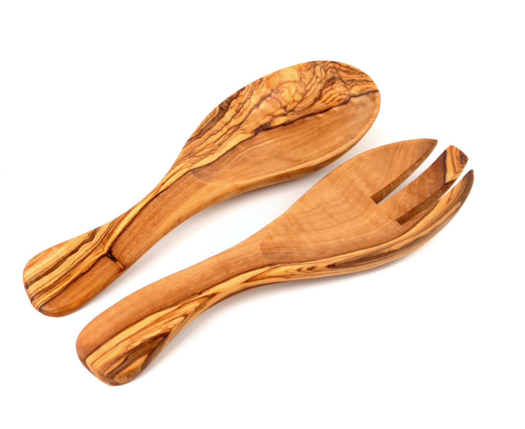 Tovolo Wooden Slotted Kitchen Spoon- Olivewood 