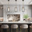 Sandrell 1-Light 12" H Gold/Black Pendant