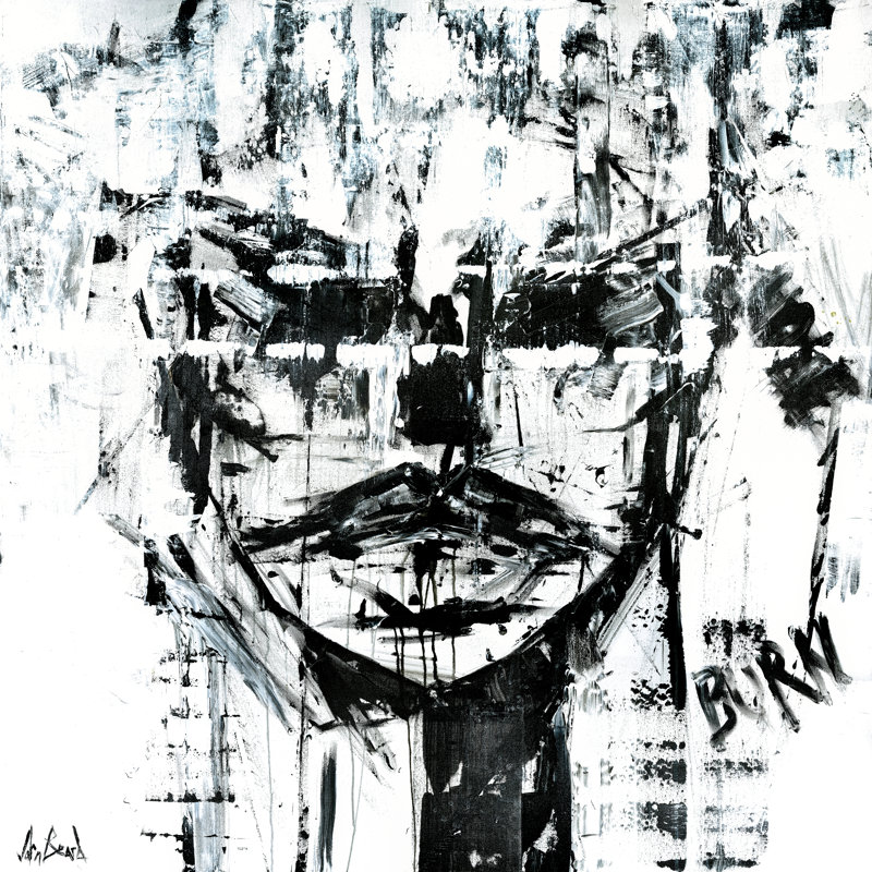 Burning Print by John Beard, 24" H x 24" W x 1" D