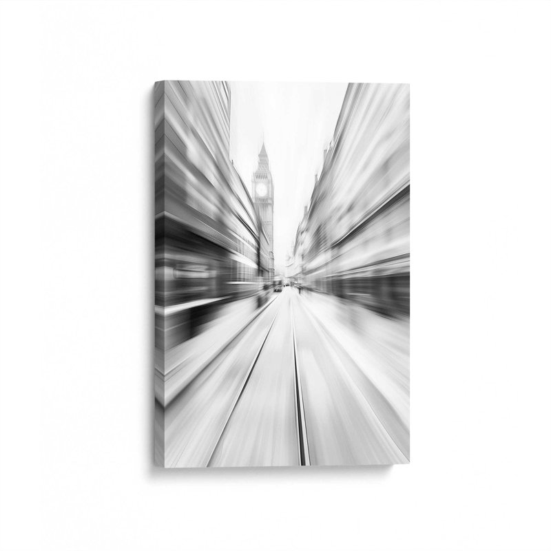Impression sur toile London Pulse, H 18 po x l 12 po x P 1,25 po, Toile tendue
